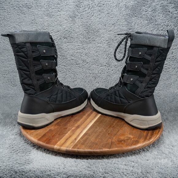 Columbia Meadows Omni-Heat 3D Snow Boots Women's Size 8 Waterproof Black YL0364 - Picture 6 of 7